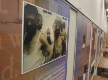 Genocide exhibit on display