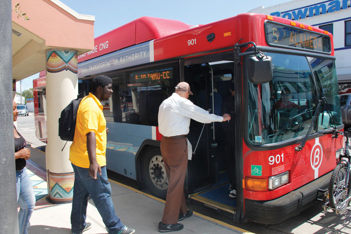 DMC students can ride the bus for free