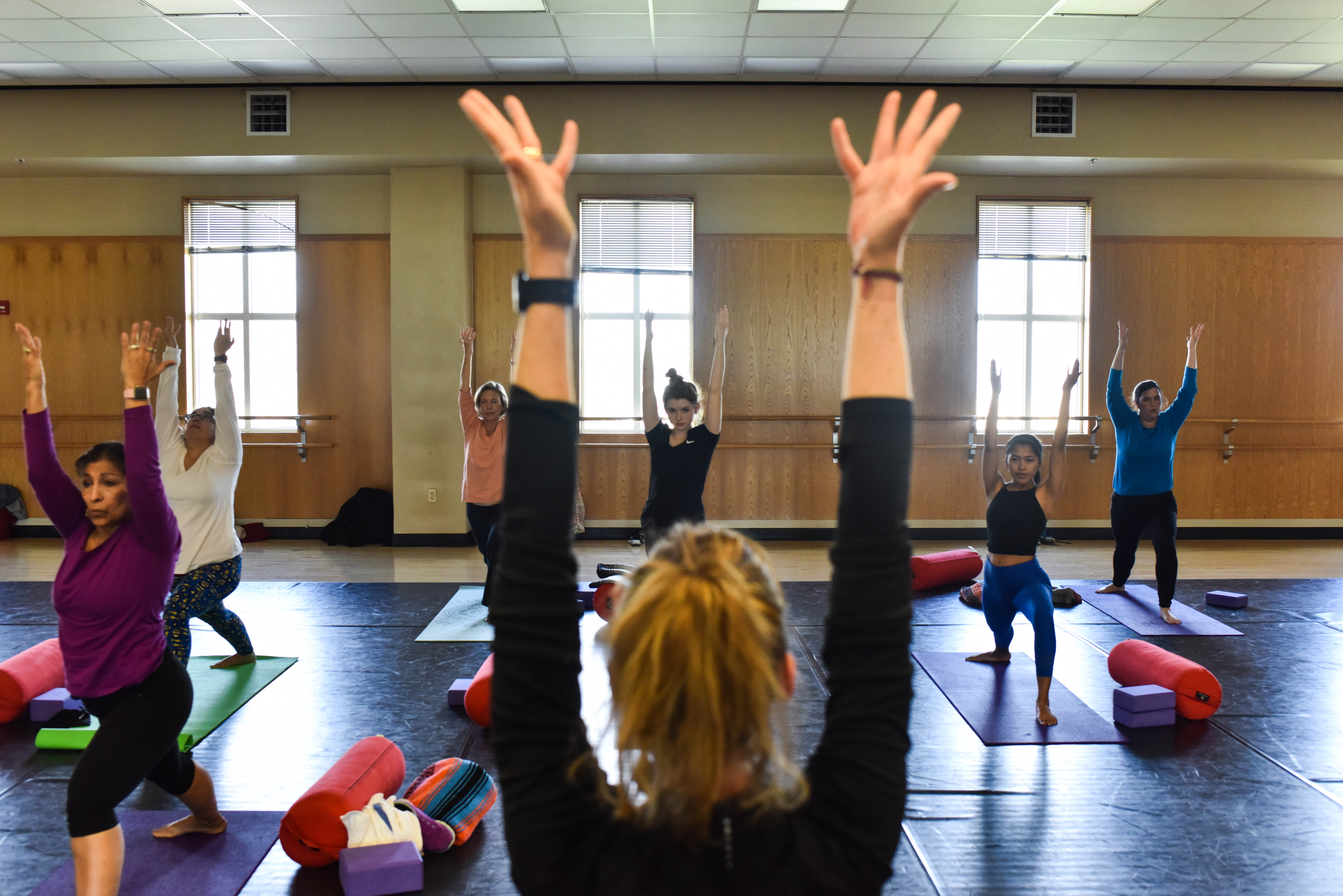 Yoga gives students, faculty chance to unwind