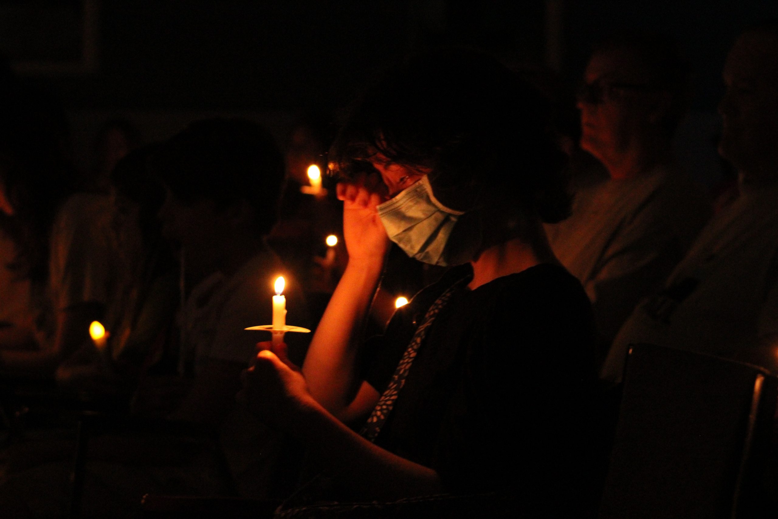 Vigil held to honor non-binary teen