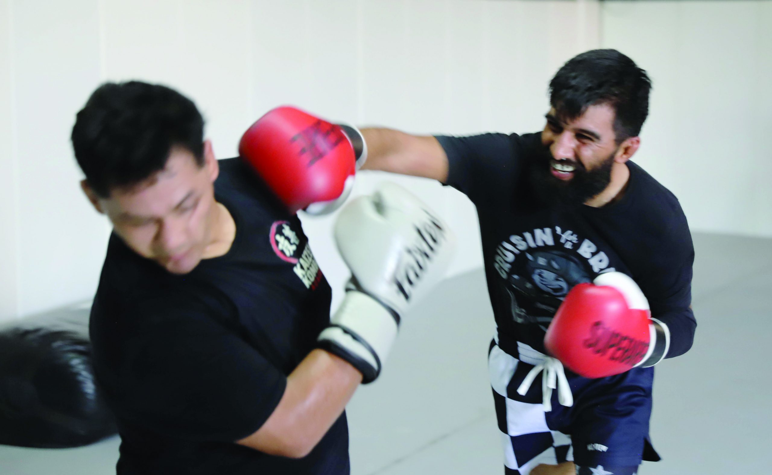 Green And Another Boxer Train Prior To Chess Match.