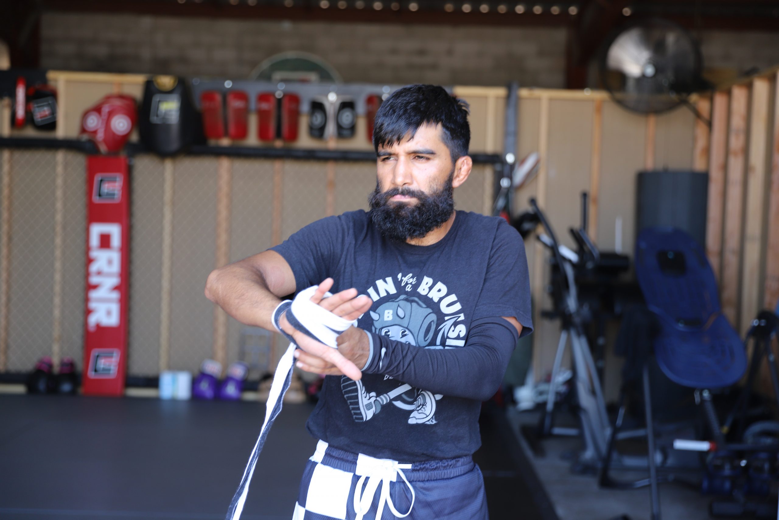 Boxers Use What's Called 'wraps' To Protect Their Hands During Boxing Matches Or Training.