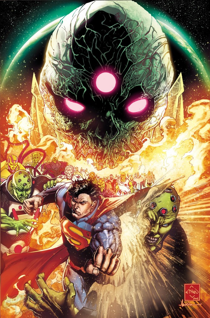 The new DC Comics' "Convergence" issue No.0 shows an upcoming event for Superman.
