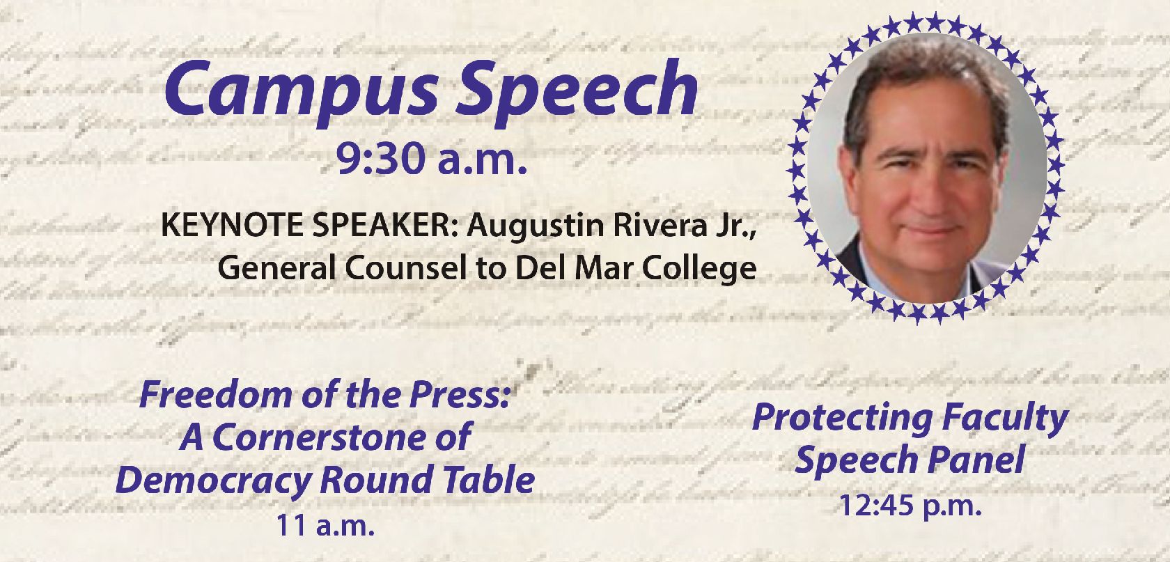 Del Mar College to host panel discussion for Free Speech Week